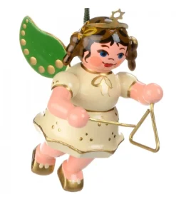 Déco Sapin De Noël, Ange Avec Un Triangle<Hubrig, figurines pour enfant Sale