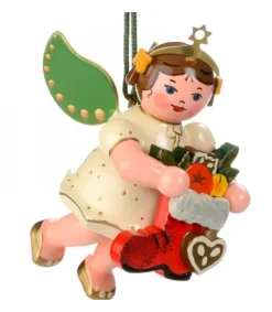 Déco Sapin De Noël, Ange Et Botte Rouge<Hubrig, figurines pour enfant Fashion