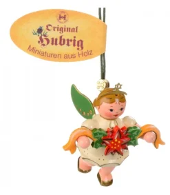 Déco Sapin De Noël, Ange Et Couronne De Fleurs<Hubrig, figurines pour enfant Best Sale