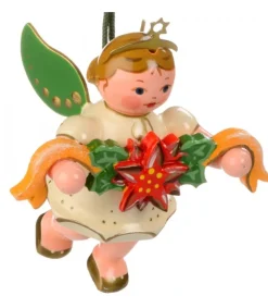 Déco Sapin De Noël, Ange Et Couronne De Fleurs<Hubrig, figurines pour enfant Best Sale