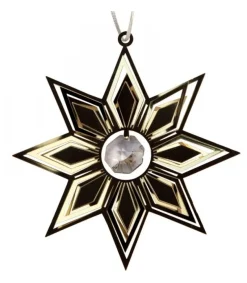 Déco Sapin De Noël Design, Etoile Avec Cristal<Pluto Produkter, déco de Noël Scandinave Store