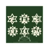 Déco Sapin De Noël, Etoiles En Bois. 6 Motifs Differents - N° 9<Ratags, décos de Noël lumineuses en bois Cheap
