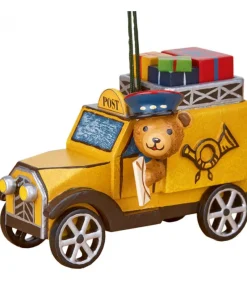 Déco Sapin Vintage, Ourson Et Voiture De La Poste<Hubrig, figurines pour enfant Flash Sale