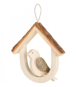 Décoration De Fenetre : Petit Oiseau Dans Maisonnette 13 Cm<Waldfabrik, photophore en bois et étoile sapin de Noël Cheap