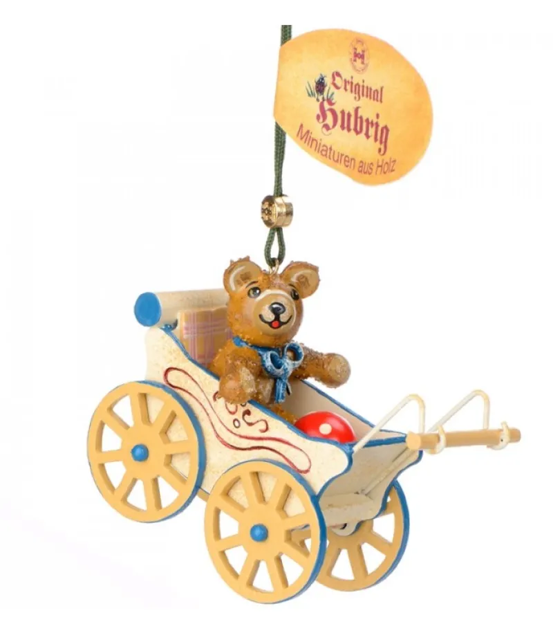 Décoration Sapin De Noël Vintage, Ourson Dans Landau<Hubrig, figurines pour enfant Clearance