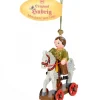 Décoration Sapin De Noël Vintage, Enfant Sur Un Cheval De Bois,<Hubrig, figurines pour enfant New