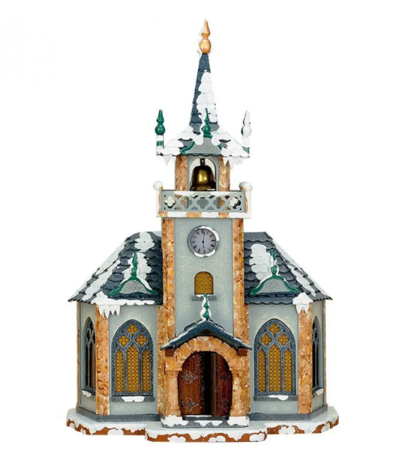 Eglise Eclairee Pour Village De Noël Miniature Winterkinder<Hubrig, figurines pour enfant Outlet