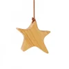 Etoile En Bois D'Aulne A Suspendre, Asymetrique 7,5 Cm<Waldfabrik, photophore en bois et étoile sapin de Noël New