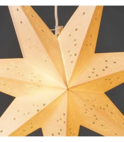 Etoile Lumineuse En Papier A Suspendre, 7 Branches, Blanche, 60 Cm<Konstsmide, guirlandes lumineuses de Noël Hot