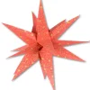 Etoile Lumineuse Rouge En Papier 3D, A Suspendre, 45 Cm<Riffelmacher et Weinberger New