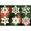 Etoiles En Bois, Déco Sapin De Noël, 6 Motifs Differents - N° 8<Ratags, décos de Noël lumineuses en bois Sale