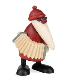 Figurine Père Noël Accordeoniste<Köhler, Père Noël en bois Outlet