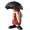 Figurine Père Noël Sous Parapluie<Köhler, Père Noël en bois Online