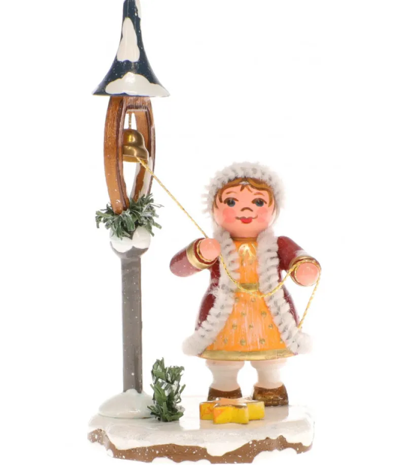 Fillette Et La Clochette De Noël - Village De Noël Miniature<Hubrig, figurines pour enfant Store