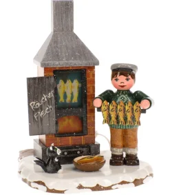 Fumoir A Poisson - Electrique - Village De Noël Miniature<Hubrig, figurines pour enfant Hot