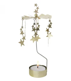 Grand Bougeoir Carrousel Nuit Etoilee, 28 Cm<Pluto Produkter, déco de Noël Scandinave Fashion