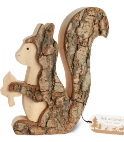 Grand Ecureuil En Bois 15 Cm<Waldfabrik, photophore en bois et étoile sapin de Noël Clearance