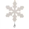 Grand Flocon De Neige A Suspendre Avec Cristal Swarovski 12 Cm<Waldfabrik, photophore en bois et étoile sapin de Noël Store