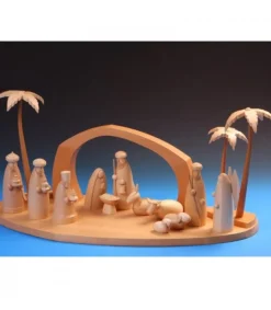 Grand Plateau En Bois Pour Fabriquer Une Crèche De Noël<Schalling, crèche moderne Shop