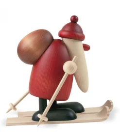 Grand Père Noël A Ski<Köhler, Père Noël en bois Fashion