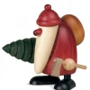Grand Père Noël Et Sapin, 19 Cm<Köhler, Père Noël en bois Cheap