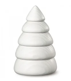 Grand Sapin Design Blanc, 14 Cm<Köhler, Père Noël en bois Best
