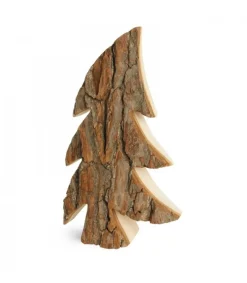 Grand Sapin En Bois, Forme Penchee, 40 Cm<Waldfabrik, photophore en bois et étoile sapin de Noël Flash Sale