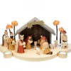 Grande Crèche De Noël En Bois Avec Personnages<Richard Glasser, Pyramides de Noël allemandes Cheap