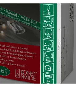 Guirlande Led A Pile ,20 Diodes Rondes<Konstsmide, guirlandes lumineuses de Noël New