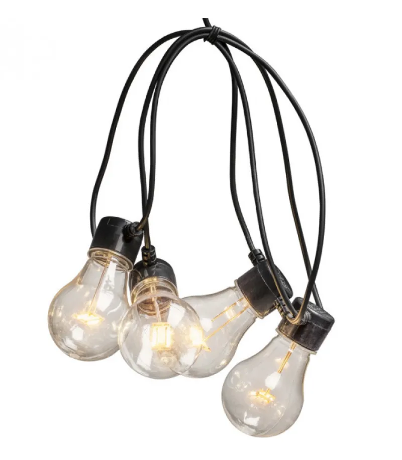 Guirlande Lumineuse De Terrasse 10 M Extensible, 10 Ampoules Ambrees<Konstsmide, guirlandes lumineuses de Noël Flash Sale