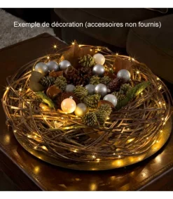 Guirlande Lumineuse Led Effet Gouttes, 50 Diodes Ambrees, Fil Noir<Konstsmide, guirlandes lumineuses de Noël Sale