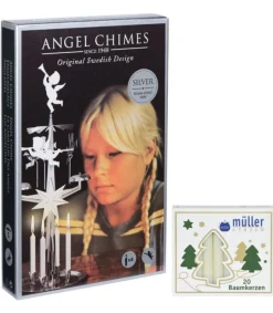 Kit Carillon Des Anges Argente + Bougies<Angel Chimes, carillon des anges Flash Sale