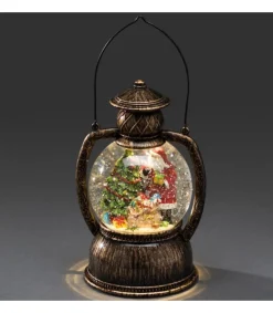 Lanterne À Neige Boule A Led, Père Noël, 20 Cm<Konstsmide, guirlandes lumineuses de Noël Online