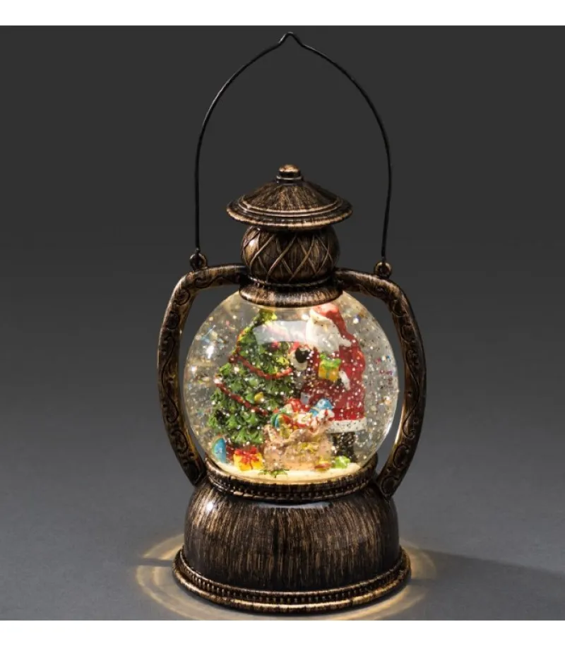 Lanterne À Neige Boule A Led, Père Noël, 20 Cm<Konstsmide, guirlandes lumineuses de Noël Online