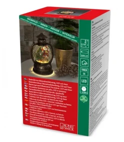 Lanterne À Neige Boule A Led, Père Noël, 20 Cm<Konstsmide, guirlandes lumineuses de Noël Online