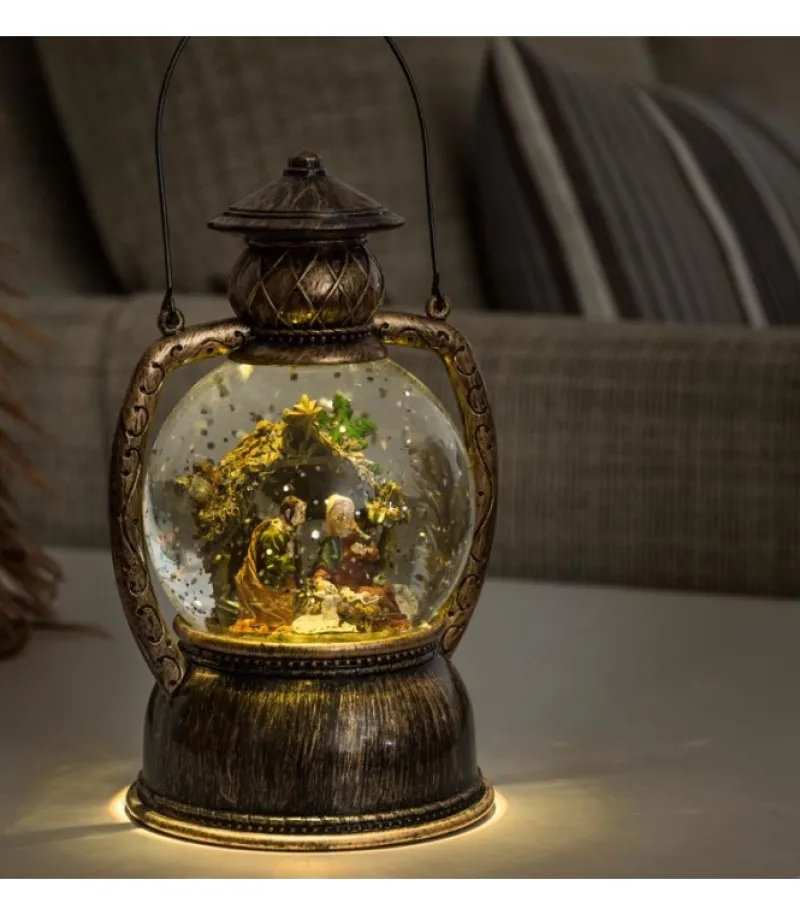 Lanterne À Neige, Crèche De Noël, 20 Cm<Konstsmide, guirlandes lumineuses de Noël Online