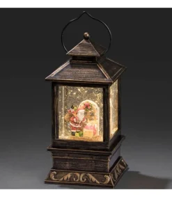 Lanterne De Noël À Neige A Led Avec Père Noël Et Enfants, 22 Cm<Konstsmide, guirlandes lumineuses de Noël Discount