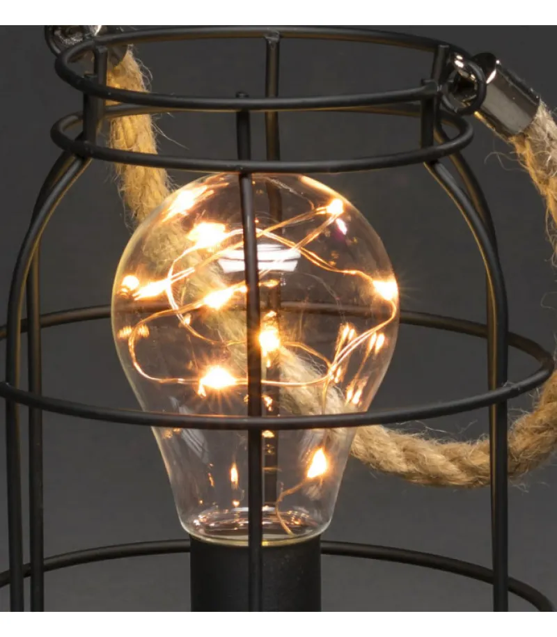 Lanterne Lumineuse A Led En Metal, Ronde, 18 Cm<Konstsmide, guirlandes lumineuses de Noël Best Sale