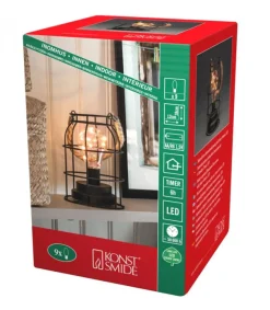 Lanterne Lumineuse A Led En Metal, Ronde, 18 Cm<Konstsmide, guirlandes lumineuses de Noël Best Sale