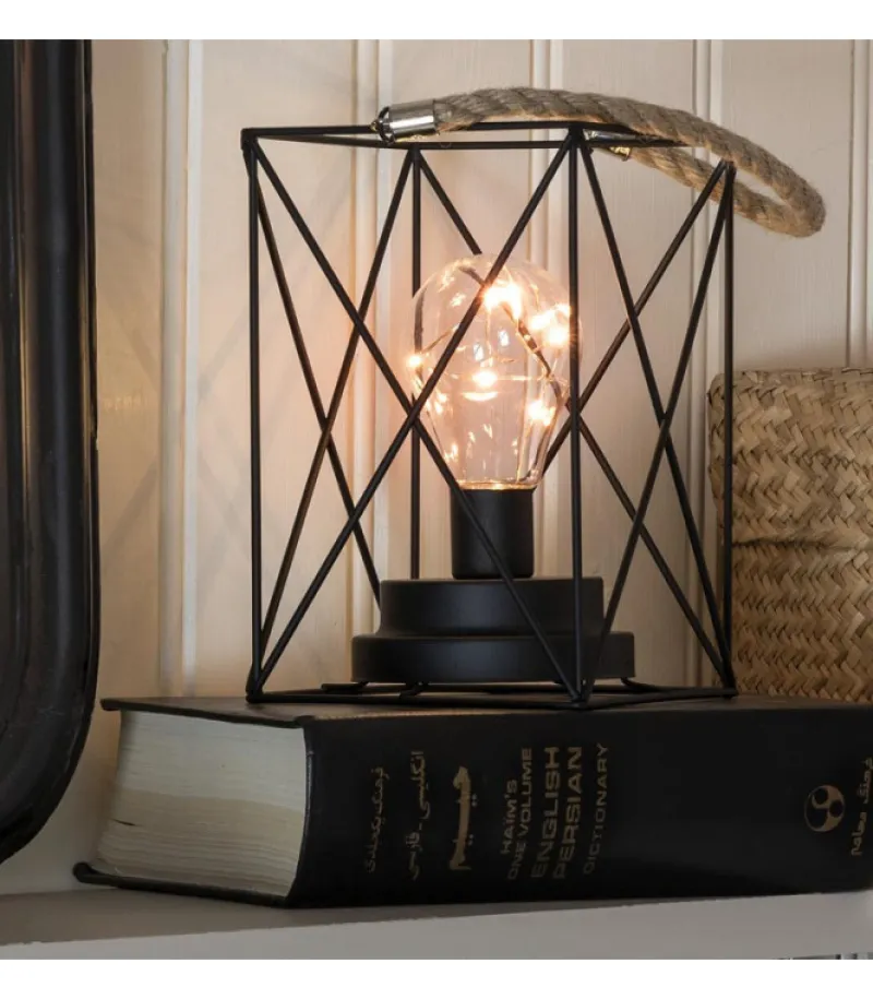 Lanterne Lumineuse A Led En Metal, Carree, 19 Cm<Konstsmide, guirlandes lumineuses de Noël Best Sale