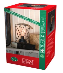 Lanterne Lumineuse A Led En Metal, Carree, 19 Cm<Konstsmide, guirlandes lumineuses de Noël Best Sale