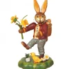 Lapin De Paques En Bois Avec Narcisse<Hubrig, figurines pour enfant Hot
