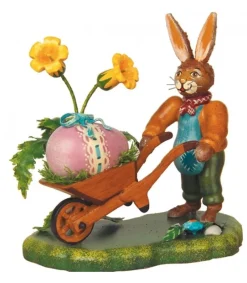 Lapin De Paques En Bois Et Poussins<Hubrig, figurines pour enfant Flash Sale