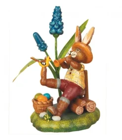 Lapin De Paques En Bois Joueur De Flute<Hubrig, figurines pour enfant Clearance