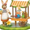 Lapin De Paques En Bois Vendeuse D'Oeufs<Hubrig, figurines pour enfant Best Sale