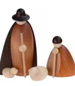 Les Bergers Et Les Moutons, 12 Cm<Köhler, Père Noël en bois Clearance