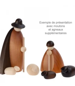 Les Bergers Et Les Moutons, 12 Cm<Köhler, Père Noël en bois Clearance