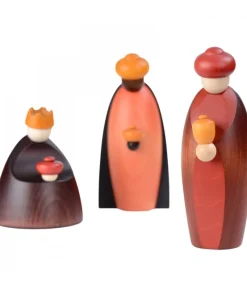 Les Trois Rois Mages Et Leurs Offrandes, 12 Cm<Köhler, Père Noël en bois Best