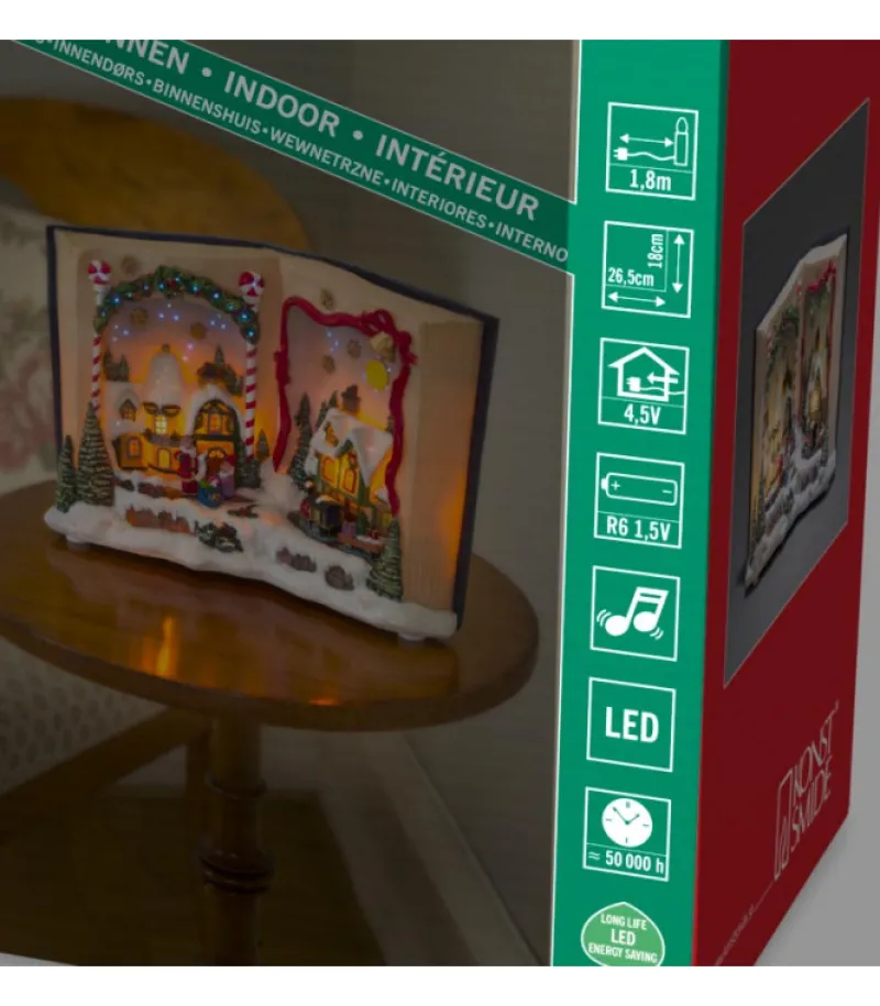 Livre De Noël Musical Lumineux<Konstsmide, guirlandes lumineuses de Noël Best Sale