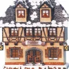 Maison Eclairee Pour Village De Noël Miniature Winterkinder, Restaurant<Hubrig, figurines pour enfant Cheap